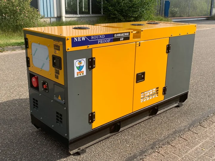 Kawakenki generator assortment, equipment photograph